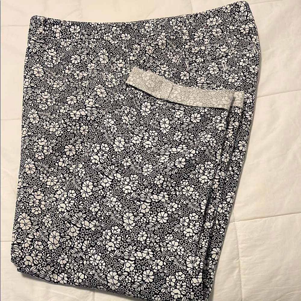 Talbots Black and White Capris - comfortable and classy